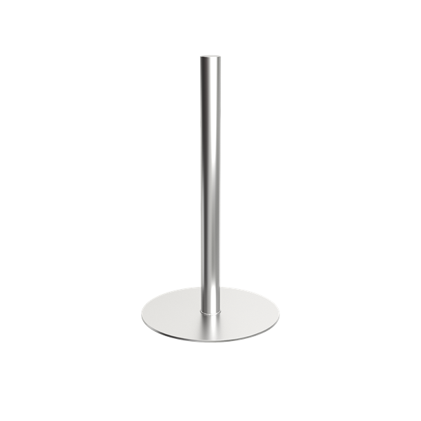 Round Powder Coat Steel Bar Height Table Base Kellex